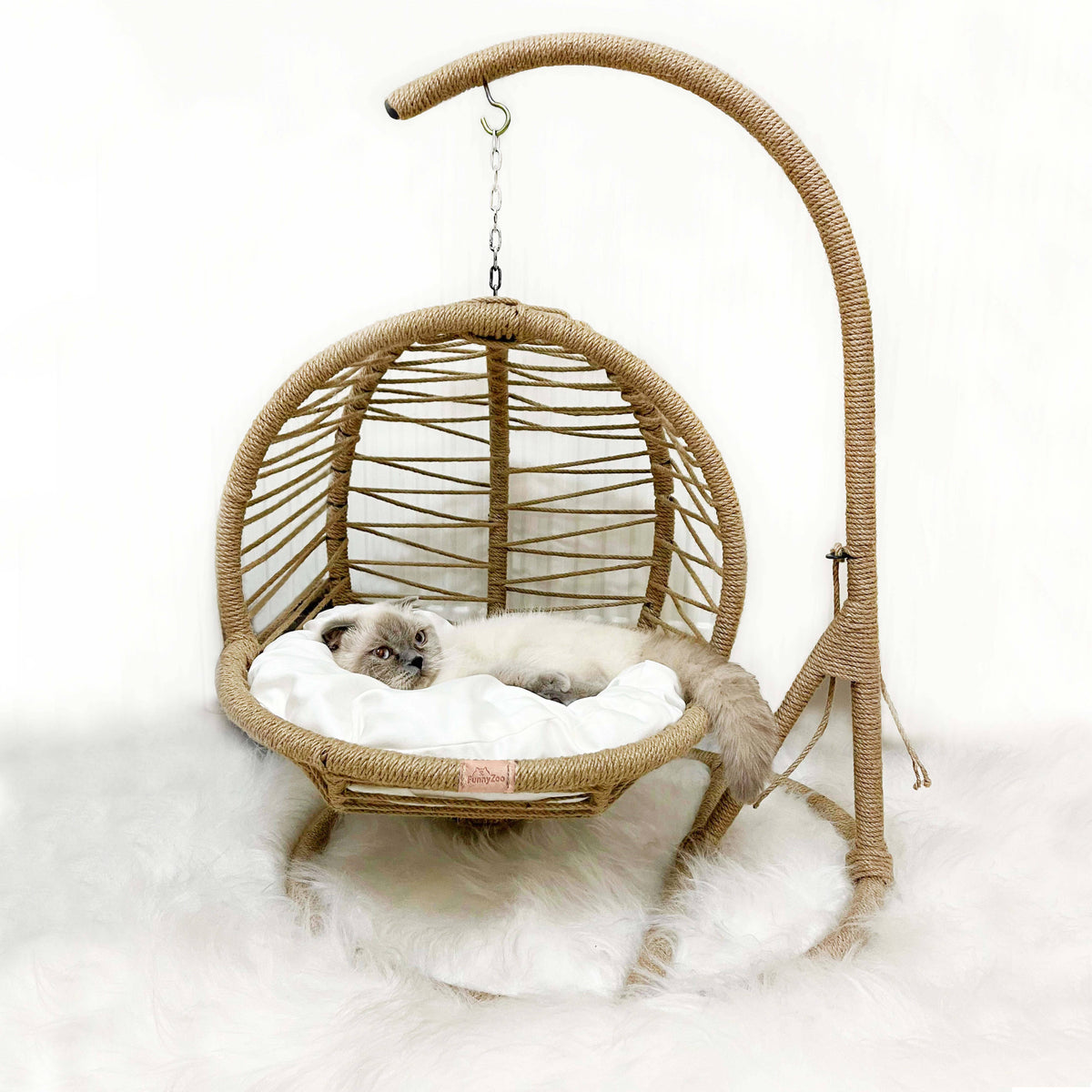 Rocking bed for cats and small dogs
