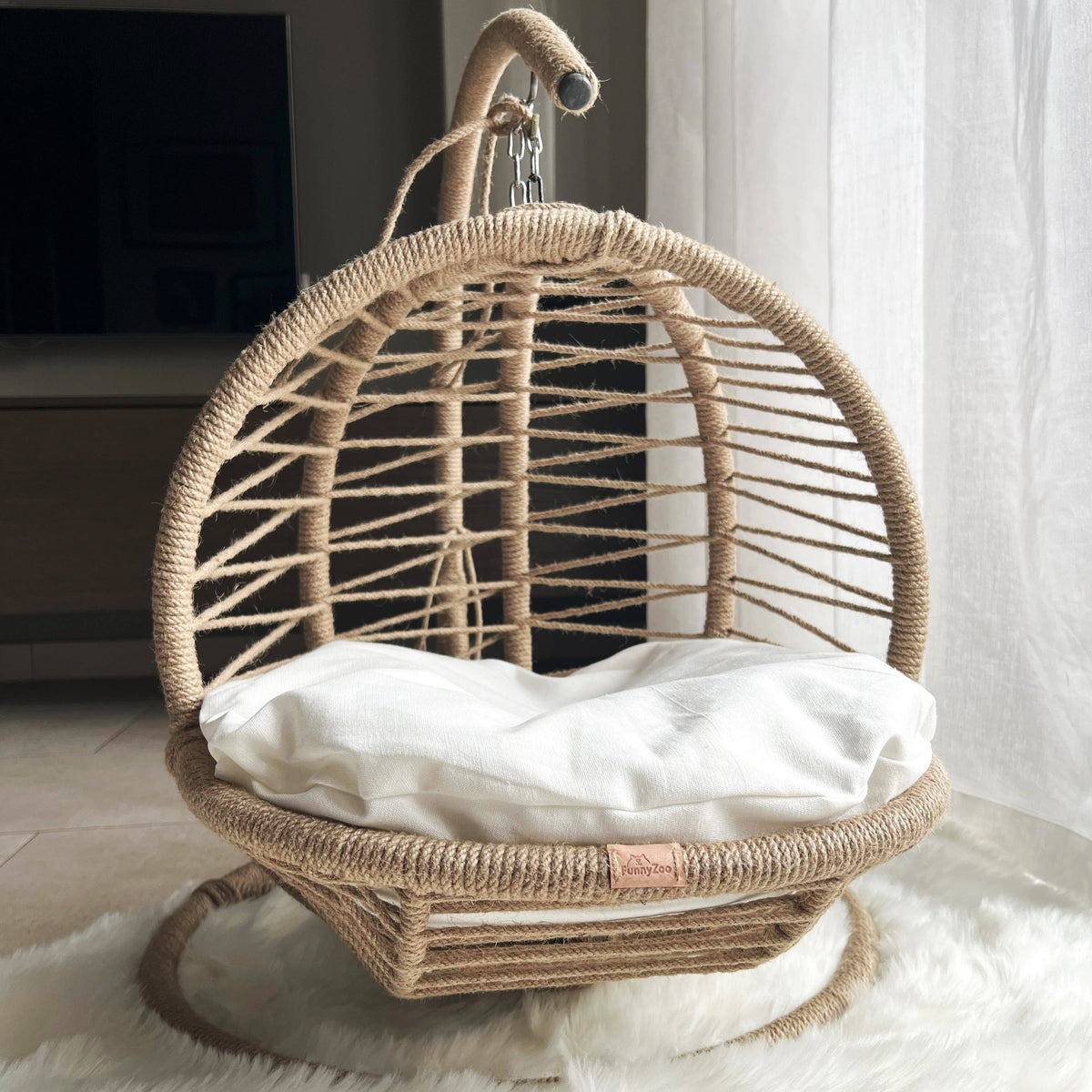 Rocking bed for cats and small dogs